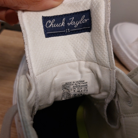 RARE CTAS II White High Top Polka Dot Control Climate womens 11 mens 9 - Picture 6 of 9